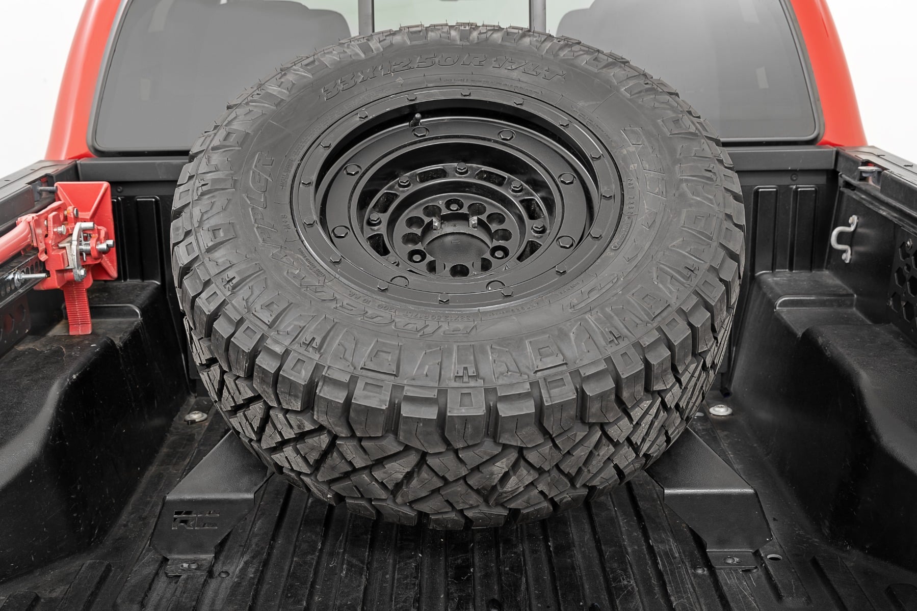 Rough Country Bed Mount Spare Tire Carrier Universal (5x5.5 6x5.5 6x135 & 5x5.0 Bolt Patterns)