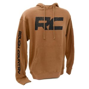 Rough Country Hoodie RC Topographical Sleeve Saddle LG