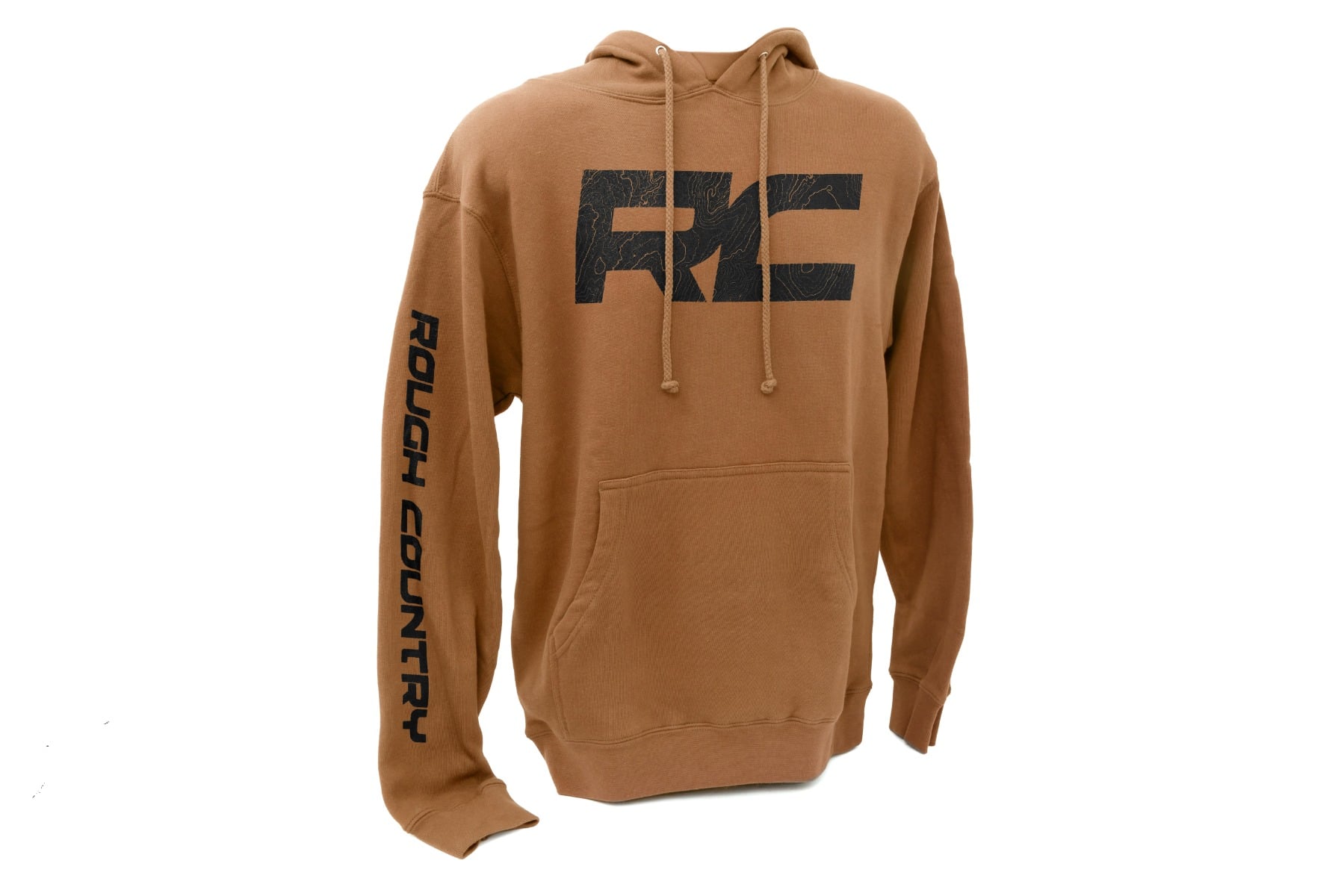 Rough Country Hoodie RC Topographical Sleeve Saddle 2XL
