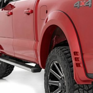 Rough Country SF1 Fender Flares EA Hot Pepper Red Ford F-150 2WD/4WD (2021-2026)
