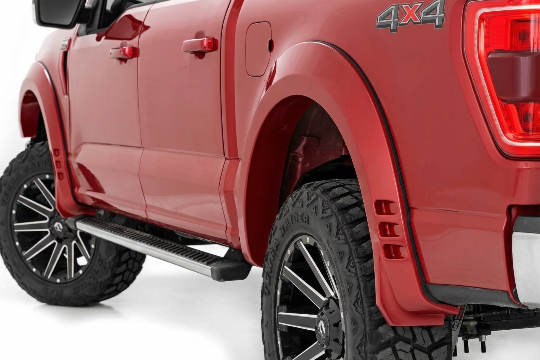 Rough Country SF1 Fender Flares EA Hot Pepper Red Ford F-150 2WD/4WD (2021-2026)