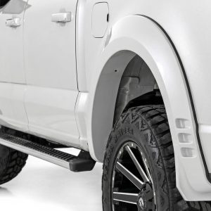 Rough Country SF1 Fender Flares A3 Space White Ford F-150 2WD/4WD (2021-2026)