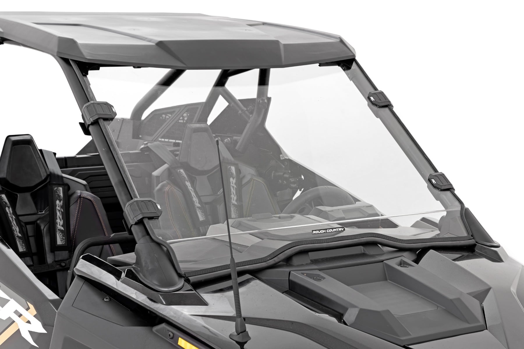 Rough Country Full Windshield Scratch Resistant Polaris RZR Turbo R