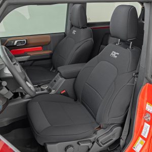 Rough Country Seat Covers Bucket Seats FR & RR Ford Bronco (2 Door) 4WD (2021-2026)