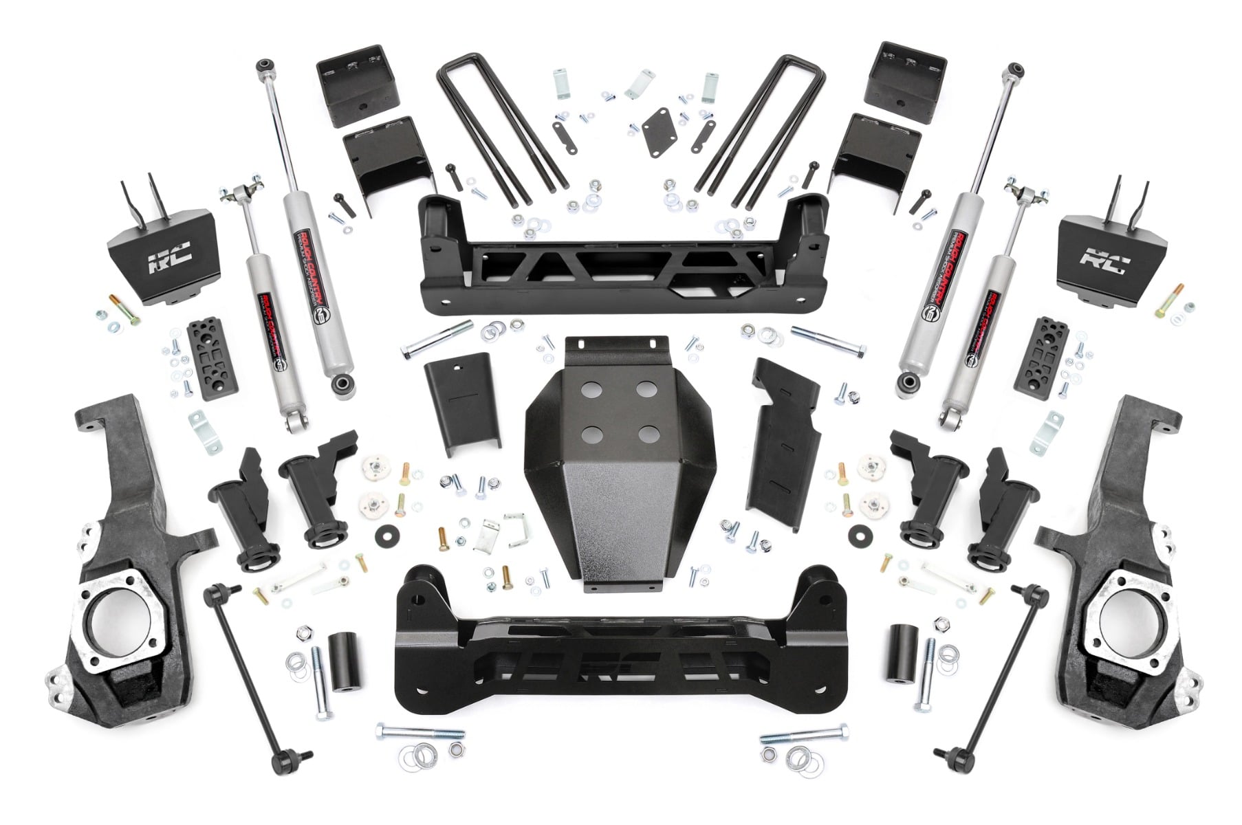 Rough Country 5 Inch Lift Kit Torsion Drop Chevy/GMC 2500HD/3500HD (20-26)