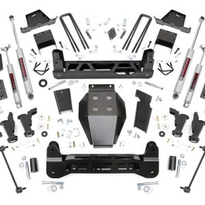 Rough Country 7 Inch Lift Kit Torsion Drop Chevy/GMC 2500HD/3500HD (20-26)