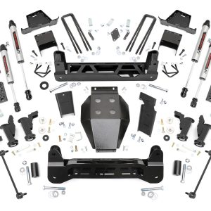 Rough Country 7 Inch Lift Kit Torsion Drop V2 Chevy/GMC 2500HD/3500HD (20-26)