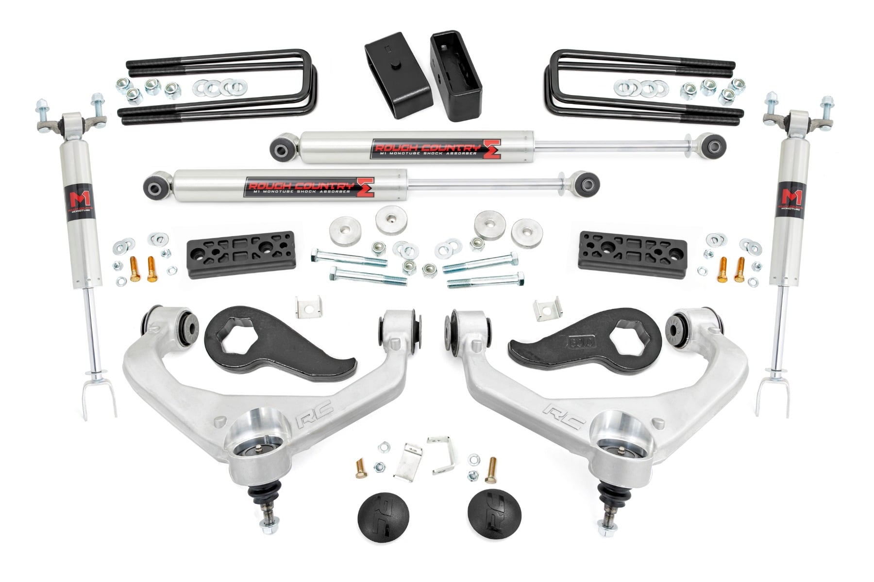 Rough Country 3 Inch Lift Kit UCAs M1 Chevy/GMC Sierra 3500 HD/Silverado 3500 HD (20-26)