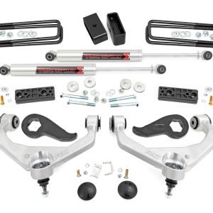 Rough Country 3 Inch Lift Kit UCAs M1 Chevy/GMC 2500HD/3500HD (20-26)