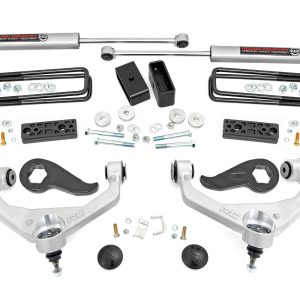 Rough Country 3 Inch Lift Kit w/ Overloads Chevy/GMC 2500HD/3500HD (20-26)
