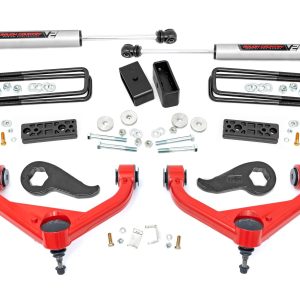 Rough Country 3 Inch Lift Kit UCAs V2 Chevy/GMC Sierra 3500 HD/Silverado 3500 HD (20-26)