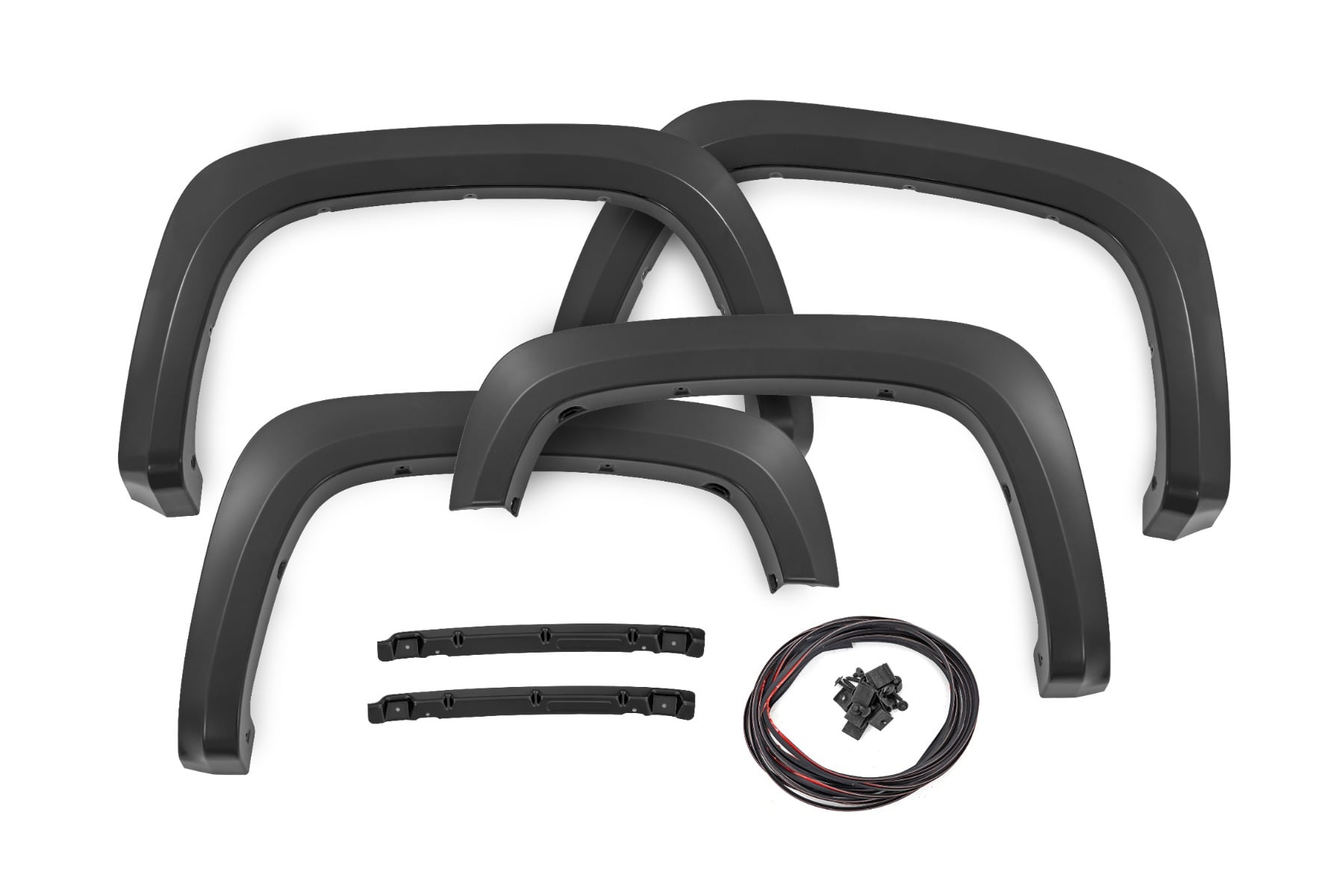 Rough Country Sport Fender Flares G9K Satin Steel Chevy Silverado 2500 HD/3500 HD (20-26)