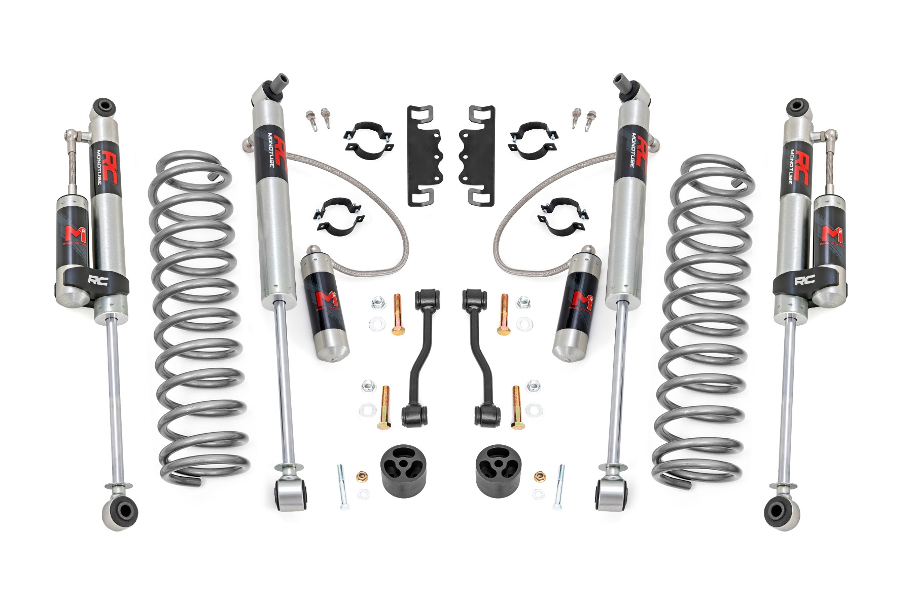 Rough Country 2.5 Inch Leveling Kits Springs M1R Jeep Gladiator JT 4WD (2020-2023)