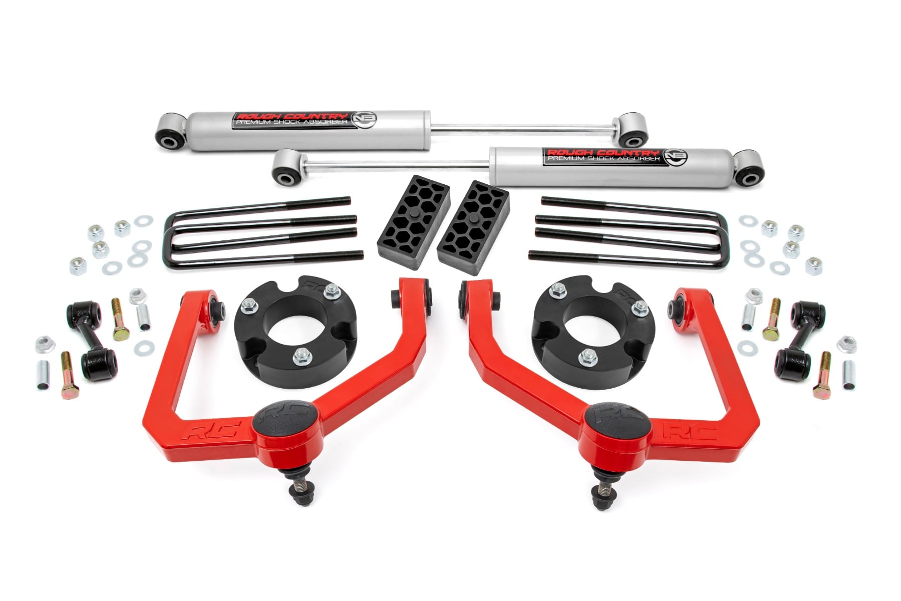 Rough Country 3 Inch Lift Kit N3 Shocks Nissan Titan 2WD/4WD (2004-2024)