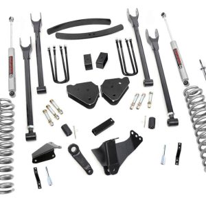 Rough Country 6 Inch Lift Kit Diesel 4 Link No OVLDS Ford F-250/F-350 Super Duty (05-07)