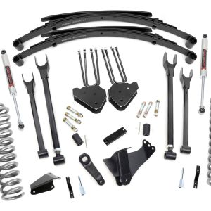 Rough Country 8 Inch Lift Kit 4 Link RR Springs M1 Ford F-250/F-350 Super Duty (05-07)