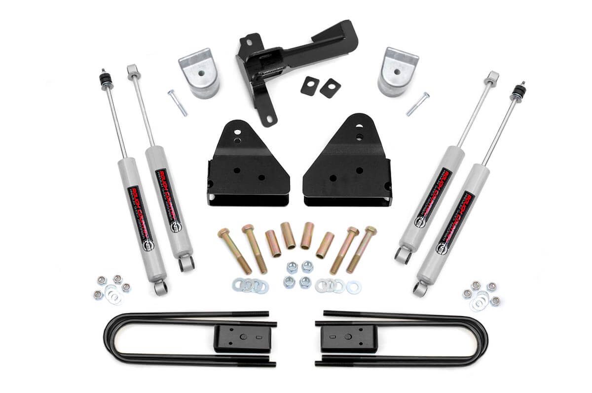 Rough Country 3 Inch Lift Kit Spacer Ford F-250 Super Duty 4WD (2011-2016)