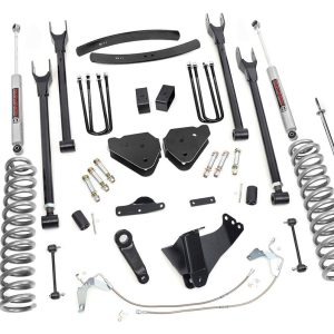 Rough Country 6 Inch Lift Kit Diesel 4 Link Ford F-250/F-350 Super Duty 4WD (08-10)