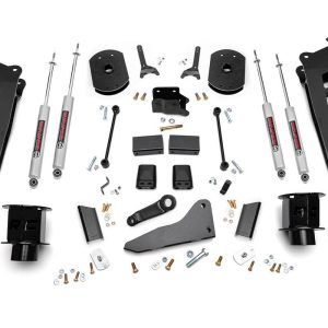 Rough Country 5 Inch Lift Kit RR Air Bags Ram 2500 4WD (2014-2018)