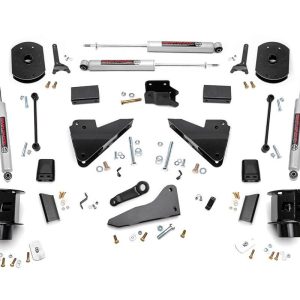 Rough Country 5 Inch Lift Kit FR Spacer Radius Arm Drop Ram 2500 4WD (2014-2018)