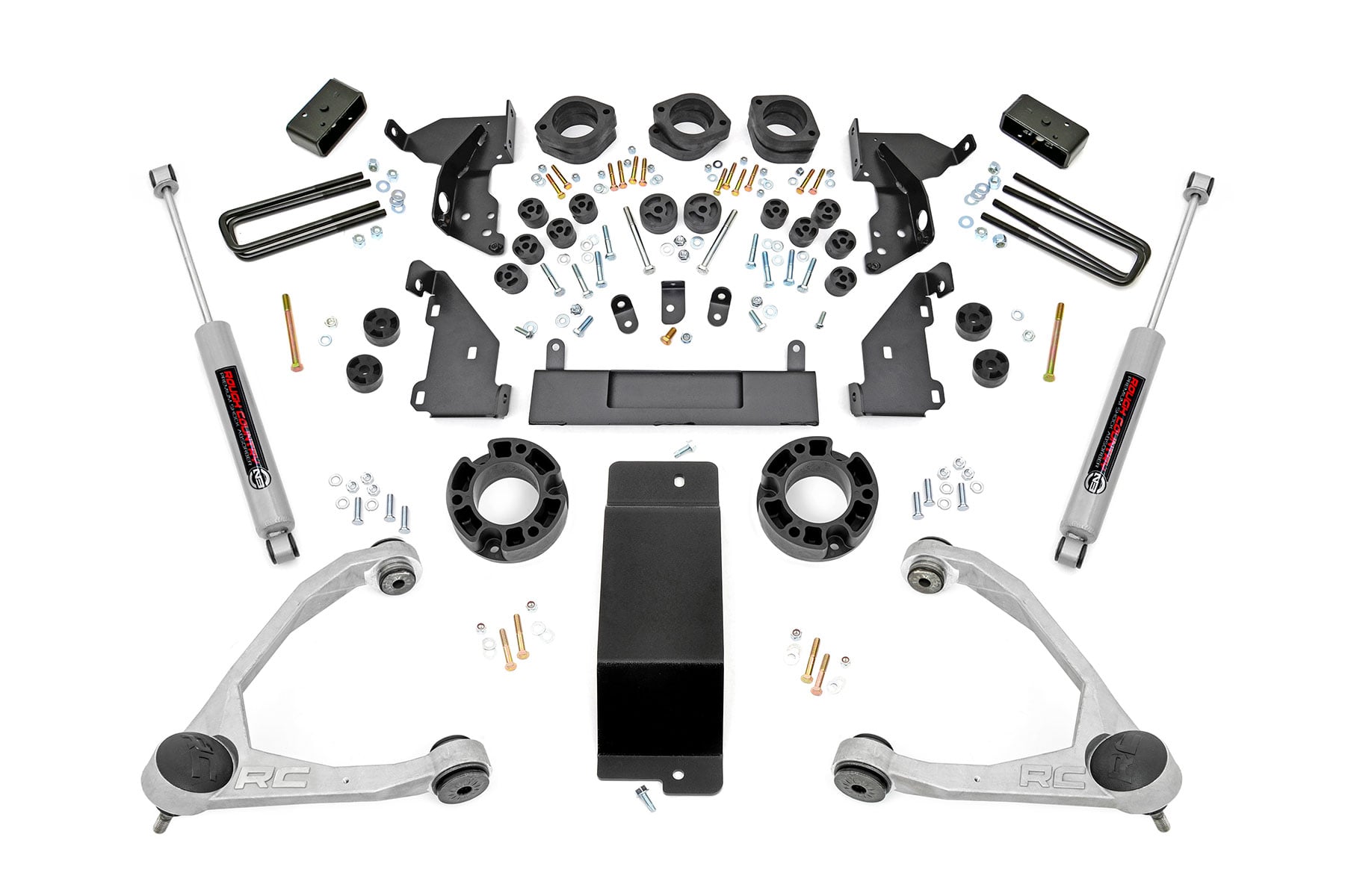 Rough Country 4.75 Inch Lift Kit Combo Cast Steel Chevy/GMC 1500 (14-15)
