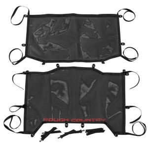 Rough Country Mesh Bikini Top Plus Black Jeep Wrangler JL (21-23)/Wrangler Unlimited (18-23)