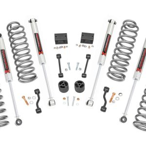 Rough Country 2.5 Inch Lift Kit Coils M1 Jeep Wrangler Unlimited 4WD (2018-2023)