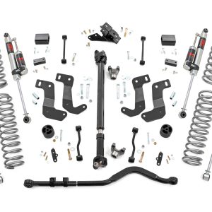 Rough Country 3.5 Inch Lift Kit C/A Drop FR D/S M1R Jeep Wrangler Unlimited Rubicon (18-23)