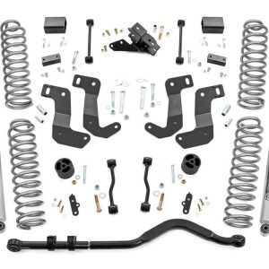 Rough Country 3.5 Inch Lift Kit C/A Drop 4-Door Jeep Wrangler JL 4WD (2021-2023)