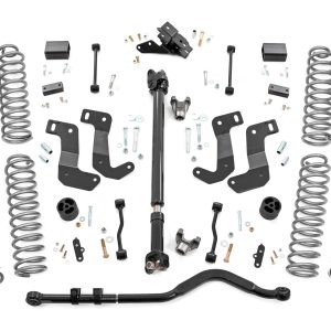 Rough Country 3.5 Inch lift Kit C/A Drop FR D/S M1 Jeep Wrangler Unlimited (18-23)