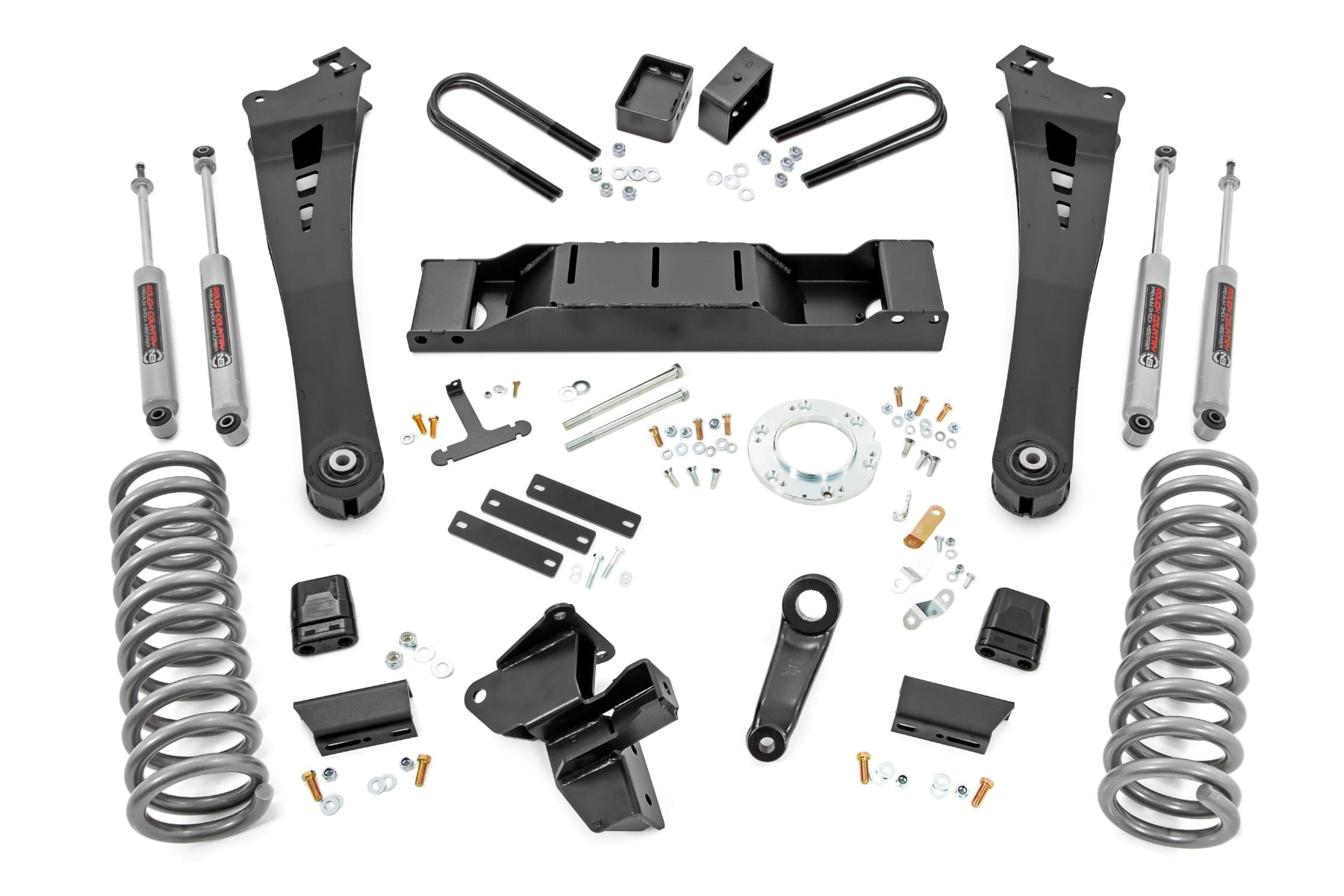 Rough Country 5 Inch Lift Kit Diesel Non-AISIN Ram 3500 4WD (2019-2024)