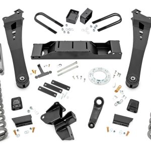 Rough Country 5 Inch Lift Kit Diesel AISIN Ram 3500 4WD (2019-2024)