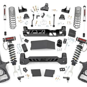 Rough Country 6 Inch Lift Kit Vertex/V2 Dual Rate Coils Ram 1500 4WD (2019-2024)