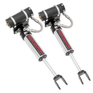 Rough Country Vertex 2.5 Reservoir Front Shocks 5-8″ OEM Mount Chevy/GMC 2500HD (11-26)