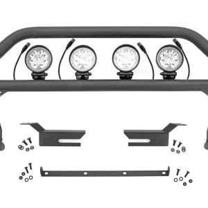 Rough Country Nudge Bar 4 Inch Round Led (x4) Ford Bronco 4WD (2021-2026)
