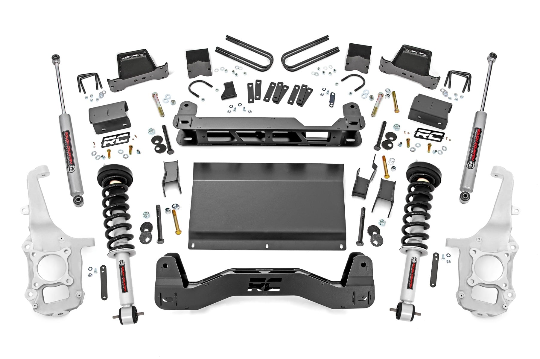 Rough Country 6 Inch Lift Kit N3 Struts Ford F-150 4WD (2021-2026)