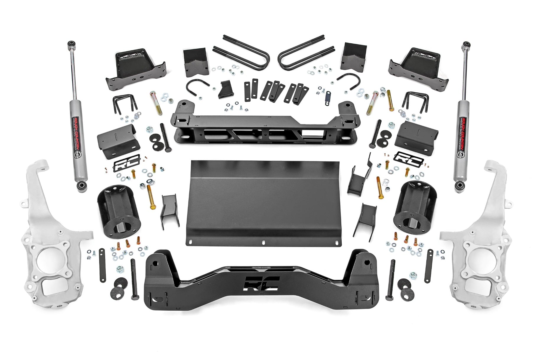 Rough Country 6 Inch Lift Kit Ford F-150 4WD (2021-2026)