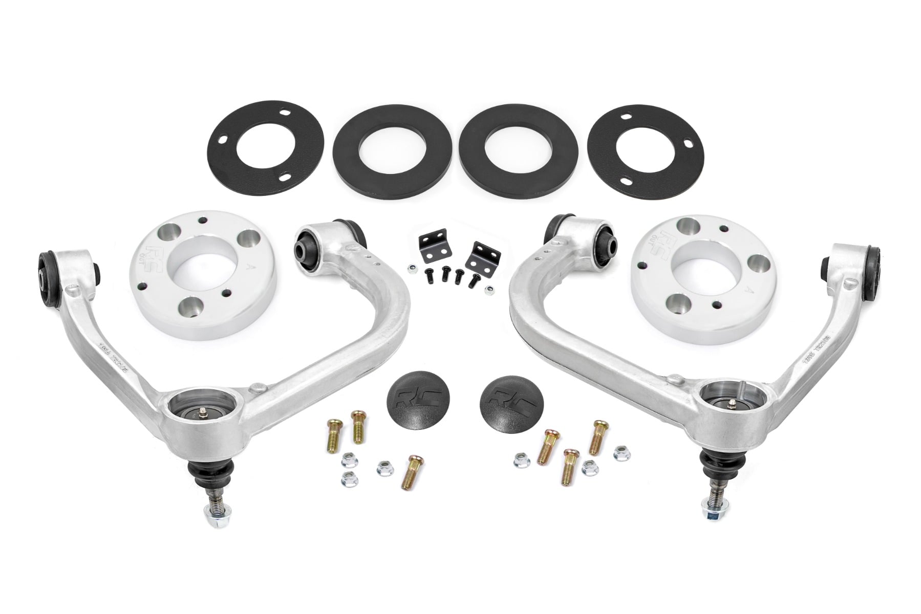 Rough Country 3 Inch Lift Kit Forged UCA Ford F-150 Lightning 4WD (2022-2026)