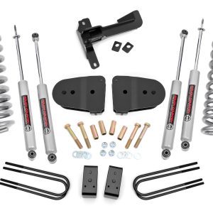 Rough Country 3 Inch Lift Kit N3 Front Diesel Coils Ford F-250 Super Duty 4WD (23-26)