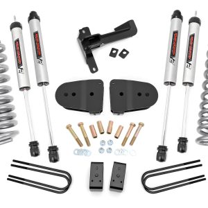 Rough Country 3 Inch Lift Kit V2 Front Diesel Coils Ford F-250 Super Duty 4WD (23-26)