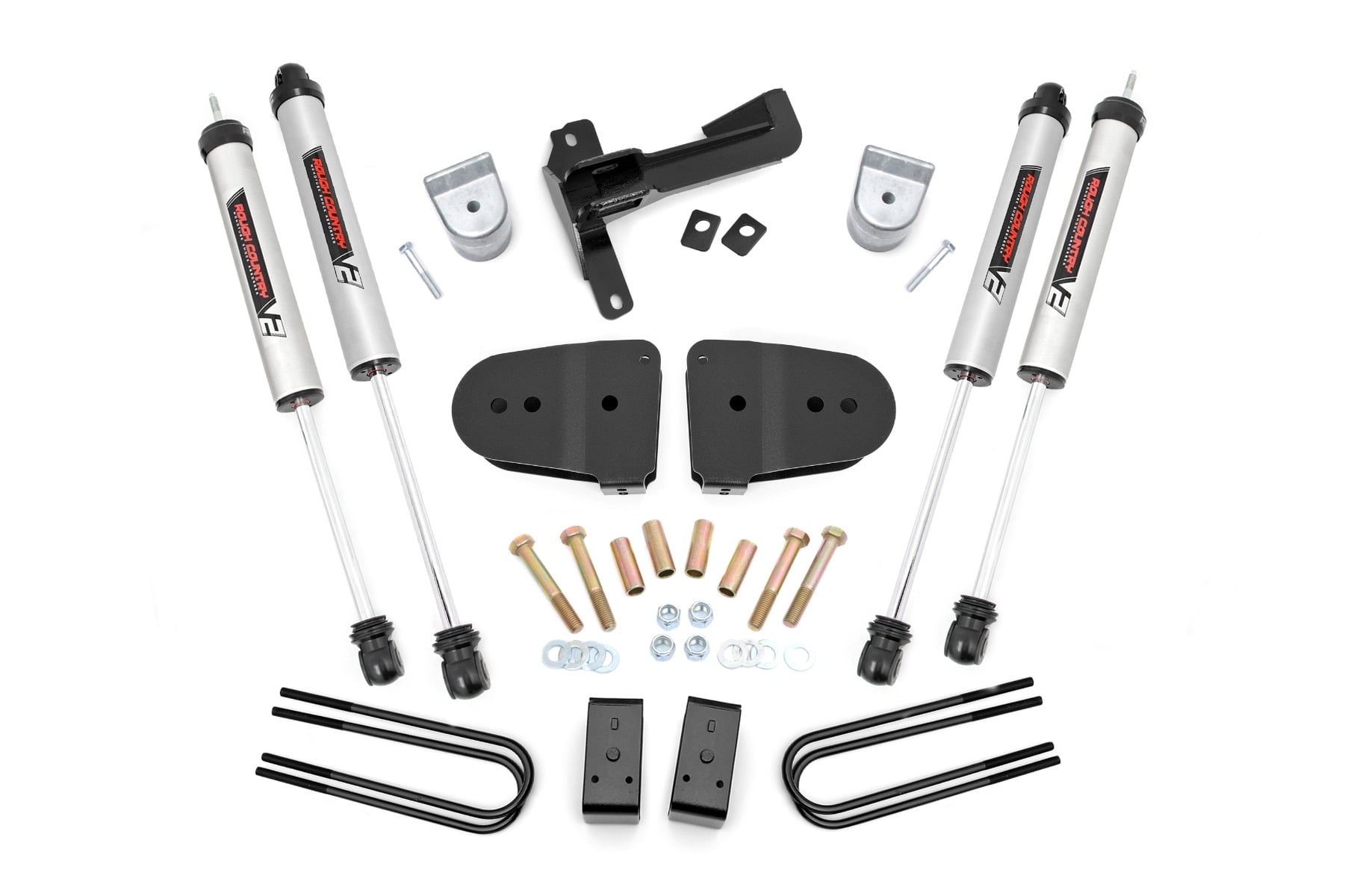 Rough Country 3 Inch Lift Kit V2 Ford F-250/F-350 Super Duty 4WD (2023-2026)