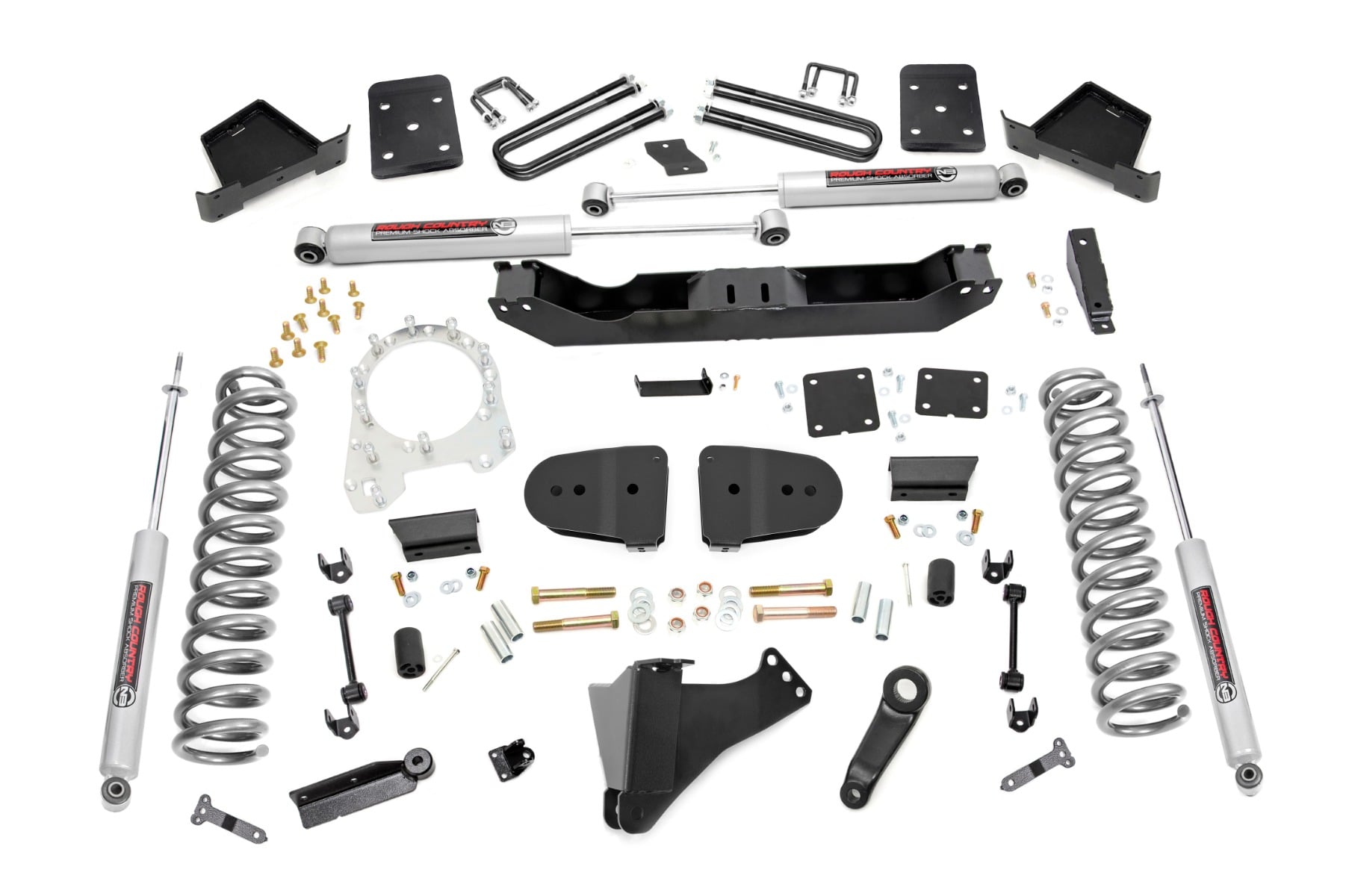 Rough Country 6 Inch Lift Kit OVLDS Ford F-250/F-350 Super Duty 4WD (2023-2026)