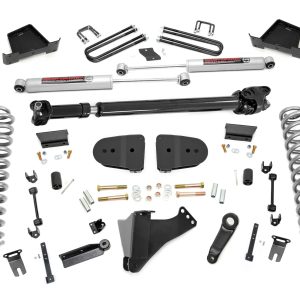 Rough Country 6 Inch Lift Kit Gas No OVLD Ford F-250/F-350 Super Duty 4WD (2023-2026)