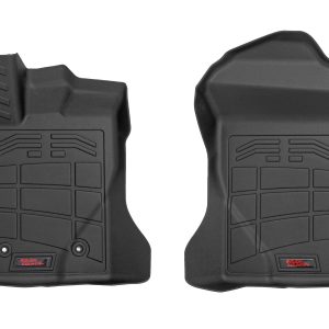 Rough Country Sure-Fit Floor Mats Front Crew Ford Ranger 2WD/4WD (2024-2026)
