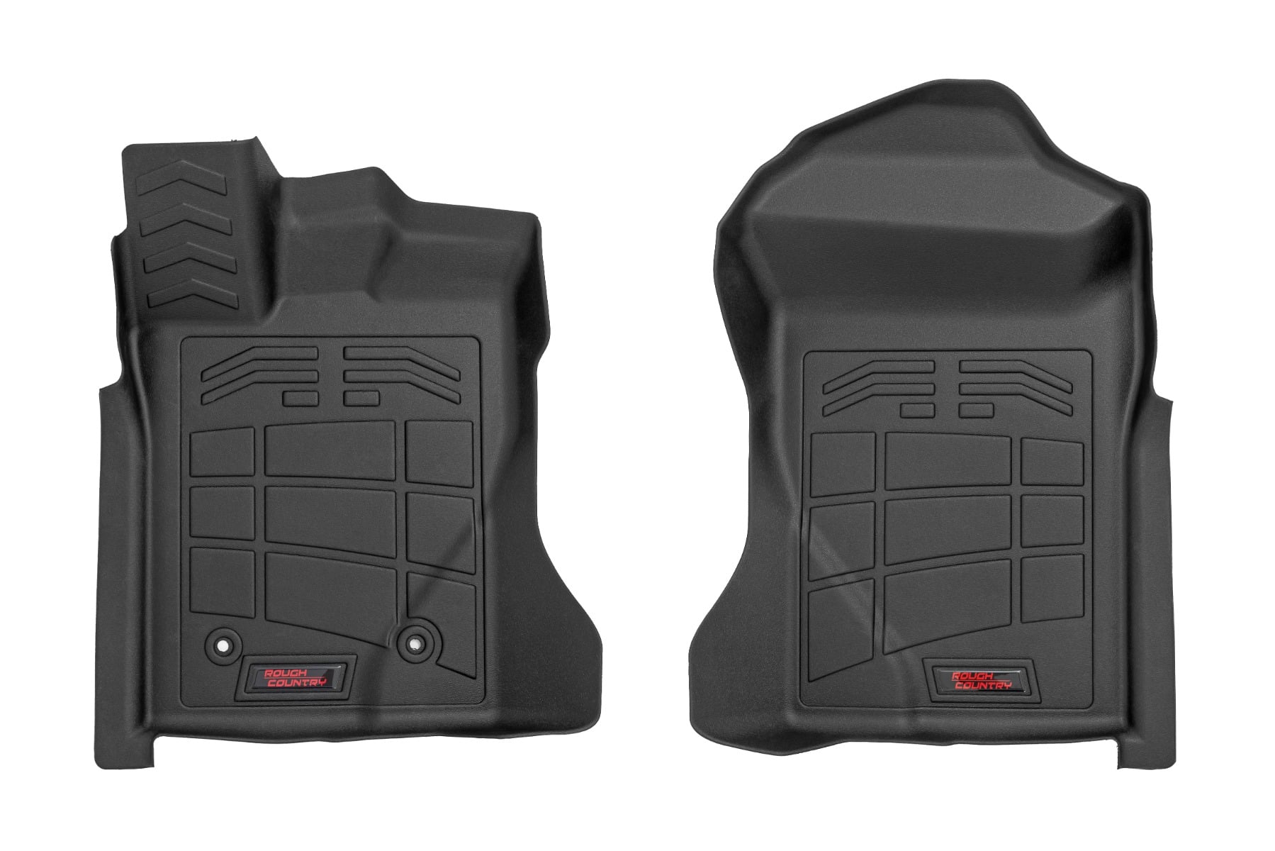Rough Country Sure-Fit Floor Mats Front Crew Ford Ranger 2WD/4WD (2024-2026)