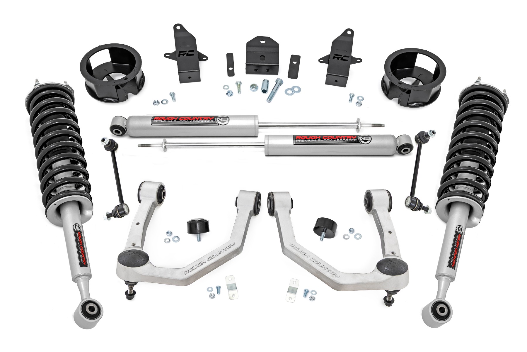 Rough Country 3.5 Inch Lift Kit N3 Toyota Land Cruiser 4WD (2024-2026)