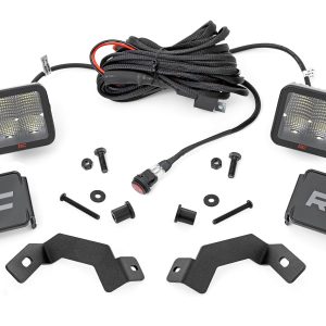 Rough Country LED Light Kit Ditch Mount 2″ Spectrum Pair Spot Toyota Land Cruiser (24-26)