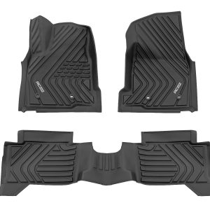 Rough Country Flex Fit Floor Mats Front & Rear Crew Toyota Tacoma 2WD/4WD (2024-2026)