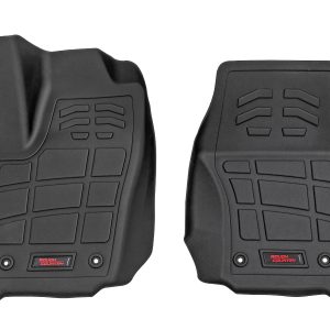 Rough Country Sure-Fit Floor Mats Front Double Cab Toyota Tacoma 2WD/4WD (2024-2026)