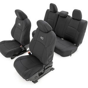Rough Country Seat Covers FR & RR Double Cab Toyota Tacoma 2WD/4WD (2024-2026)